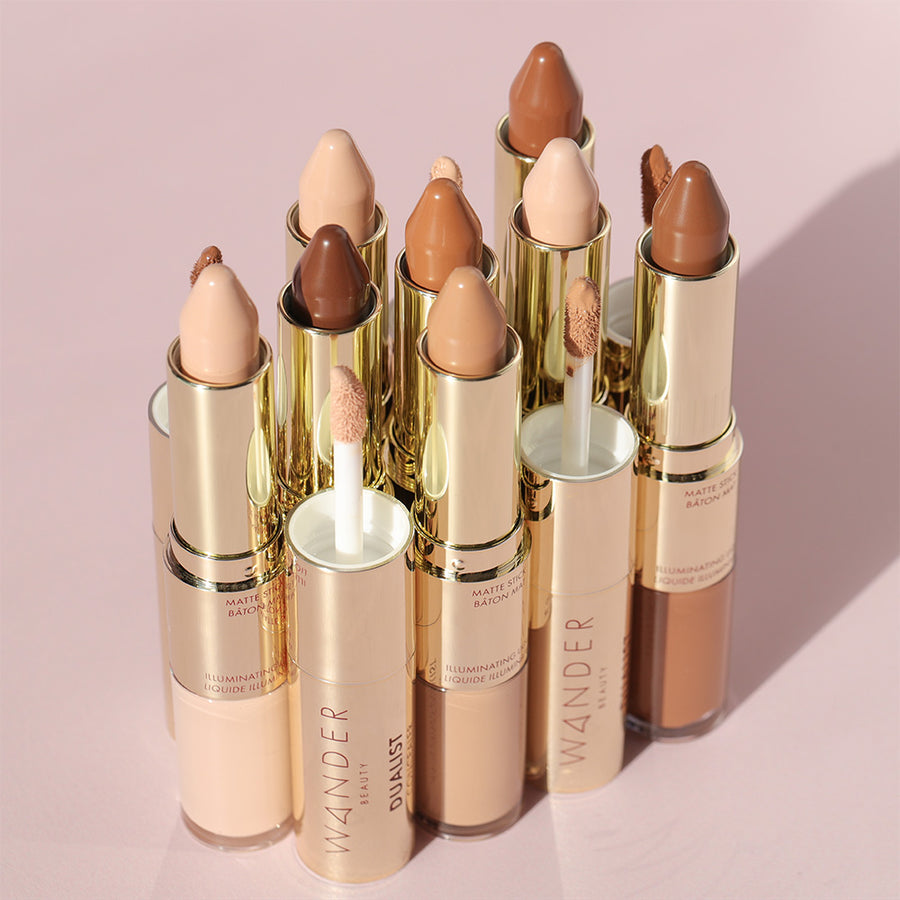 Wander Beauty Dualist Matte and Illuminating Concealer in Different Shades