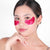 Model wearing Wander Beauty Pink Under Eye Masks