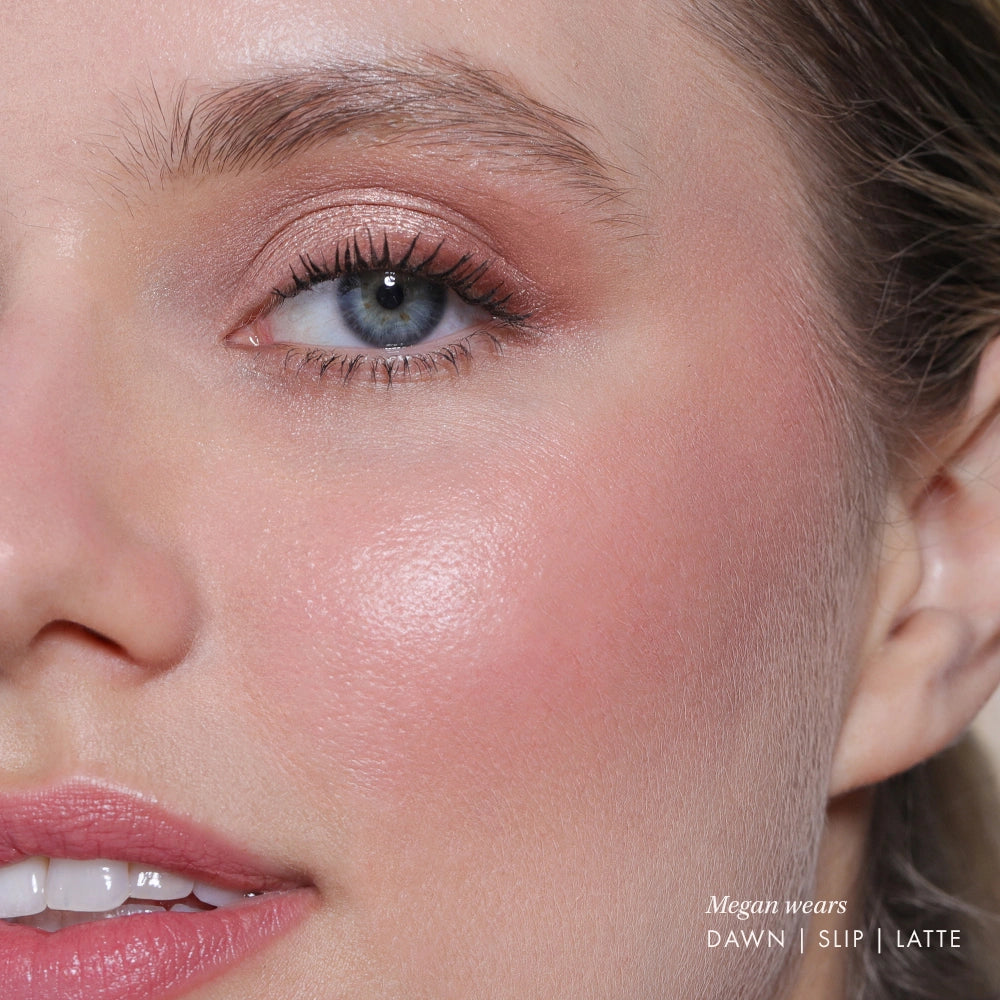 Model wearing In Neutral Eyeshadow Palette
