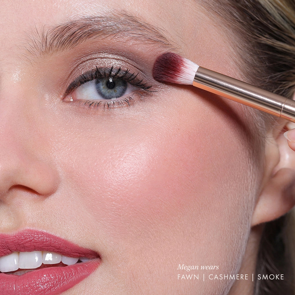 Model wearing In Neutral Eyeshadow Palette