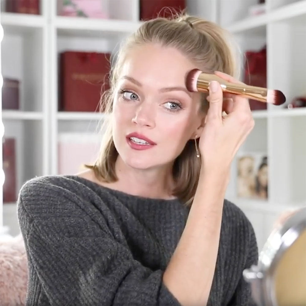 ファンデーション ruching Nude Illusion Dual Foundation Brush | Wander Beauty